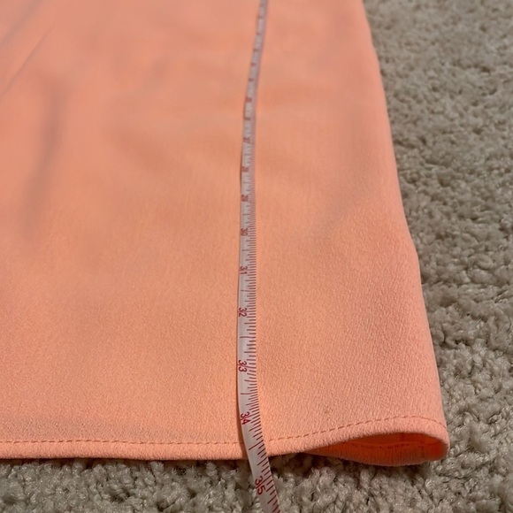 Anthropologie Everly Sleeveless Shift Orange Sherbert Small Dress EUC Lined Zip - Picture 6 of 8